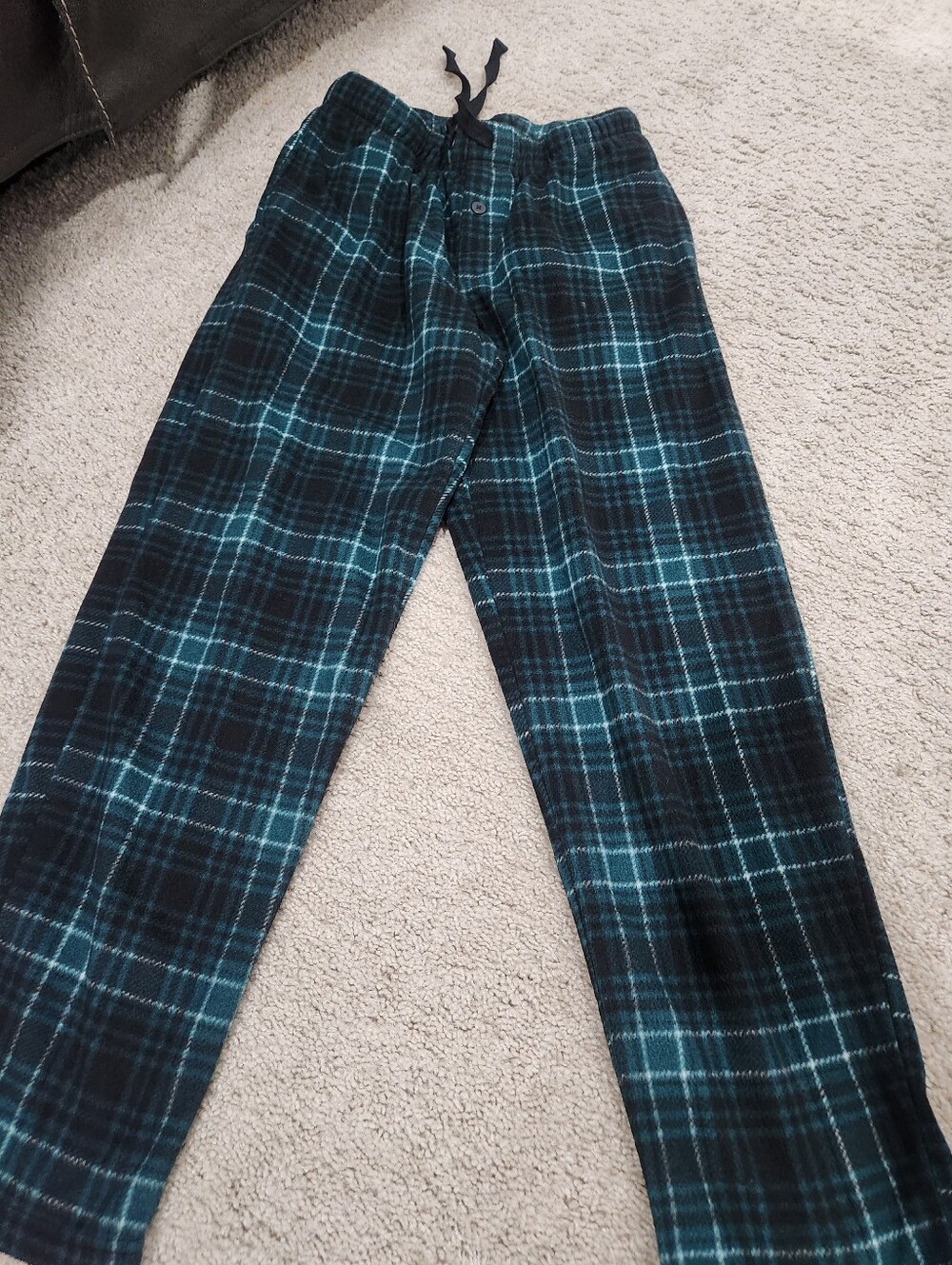 George Plaid Lounge Pants - Teal & Black
